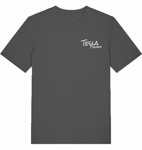 T-Shirt "Tesla Fanboy" (schlicht) - Shop4Tesla