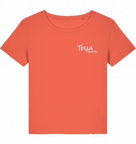 T-Shirt "Tesla Fangirl" (schlicht) - Shop4Tesla